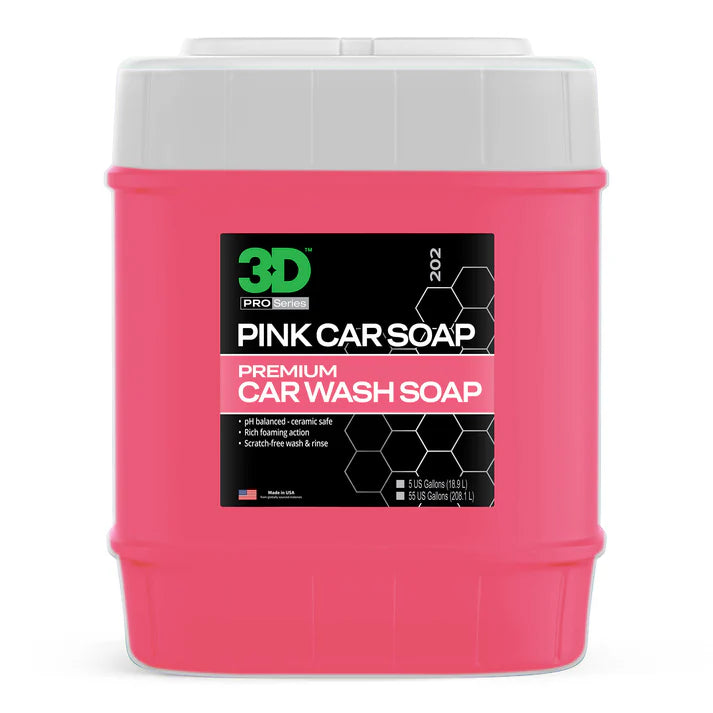 Pink Car Soap 5 Gallon - Not Available for Shipping