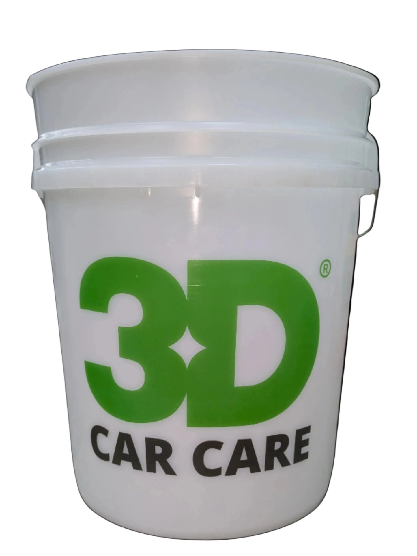3D 5 Gallon Detailing Bucket - White