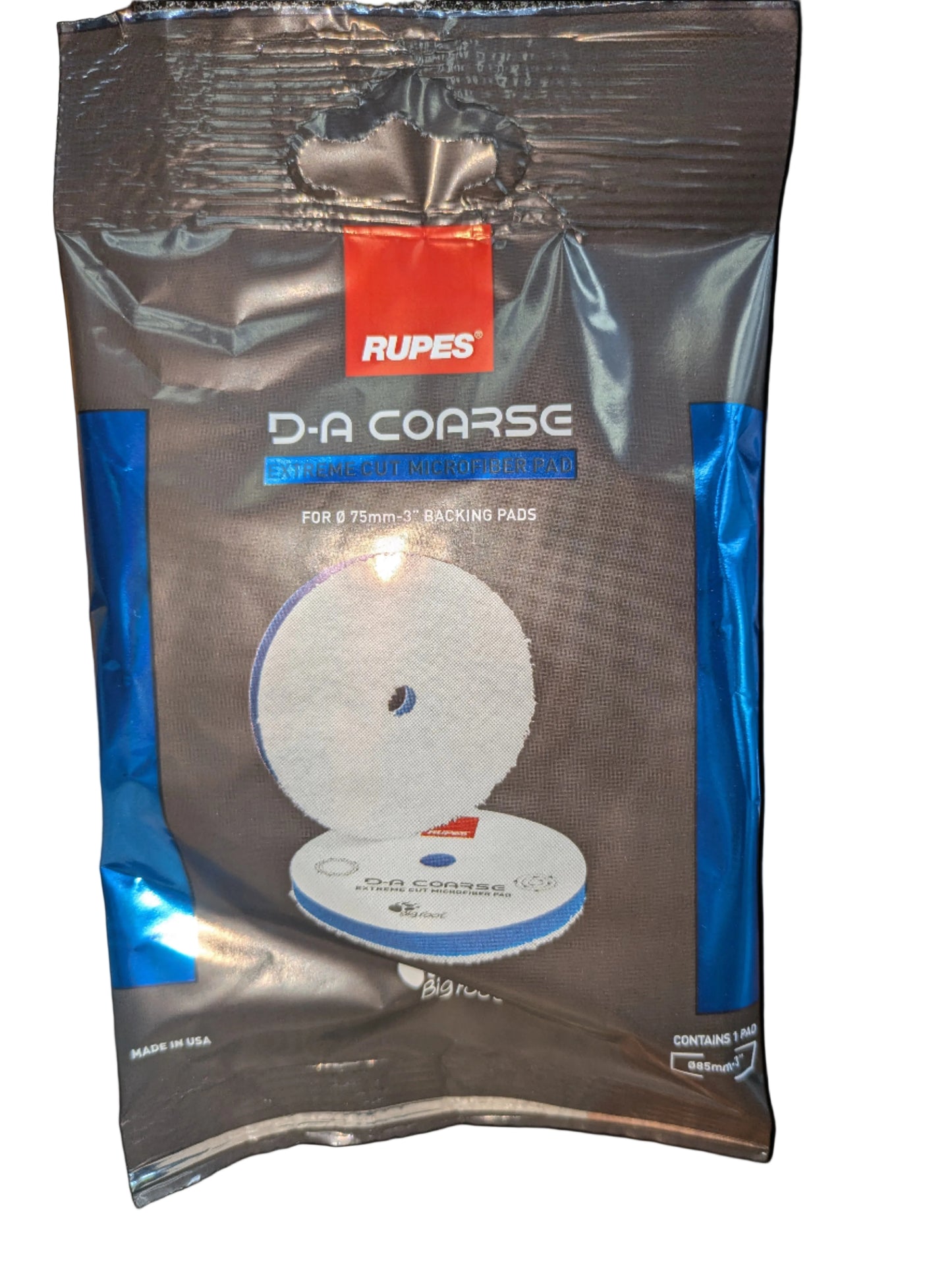 DA Coarse Extreme Cut Microfiber Pad 3"
