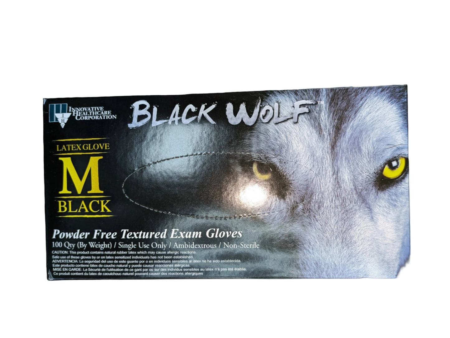 Black Wolf M Gloves 100/box
