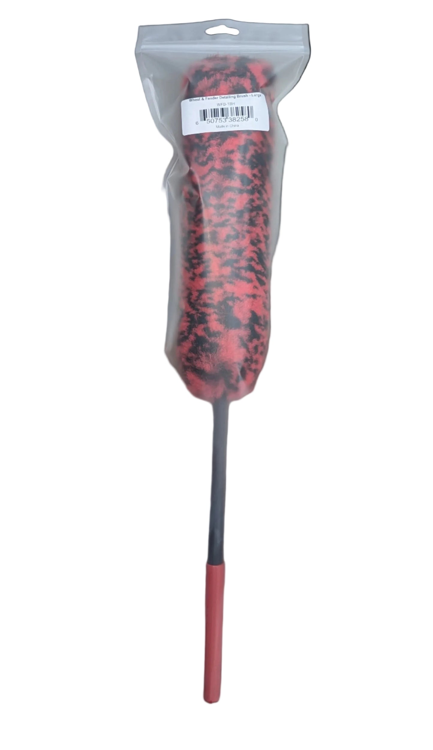 Wheel & Fender Detailing Brush - Large Red & Black