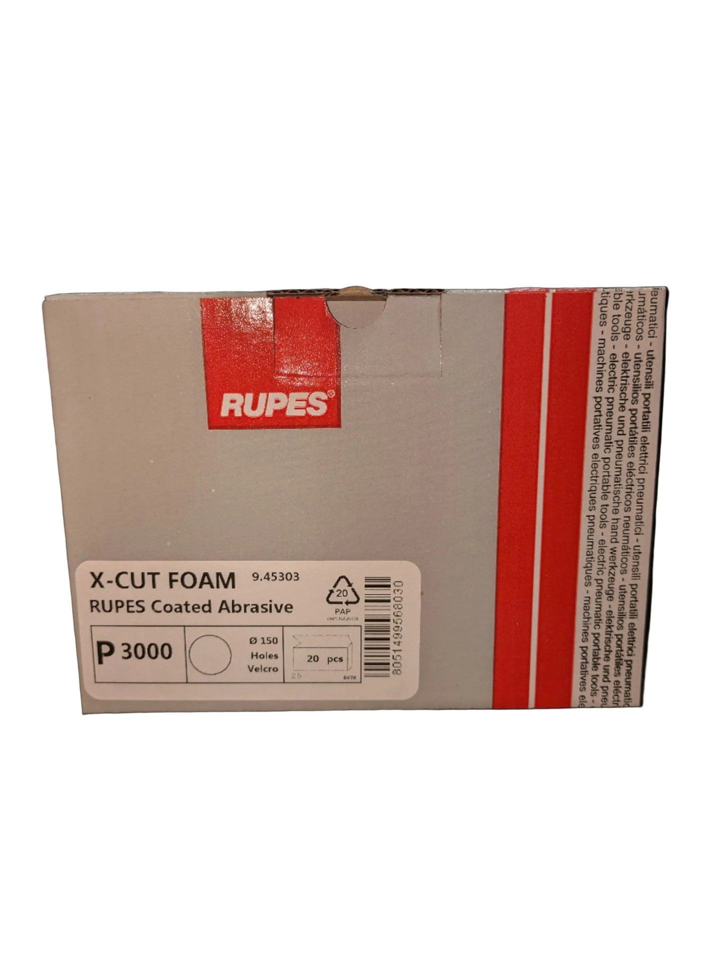 Rupes X-Cut Foam 6" P3000 20/Pack