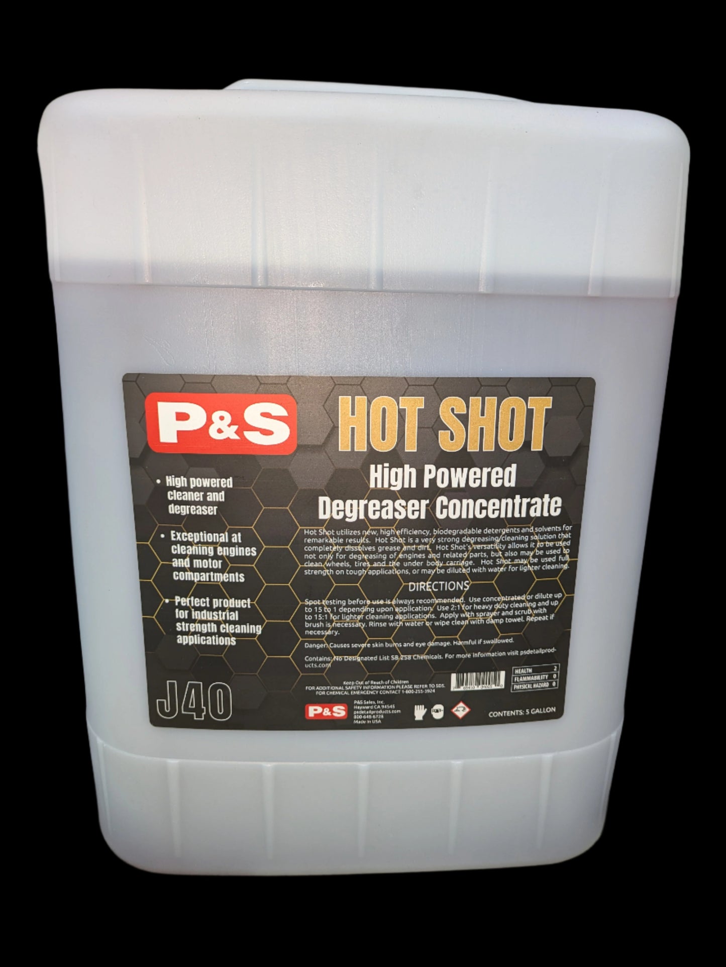 Hot Shot High Power Deg. Conc 5 Gallon - Not Available for Shipping