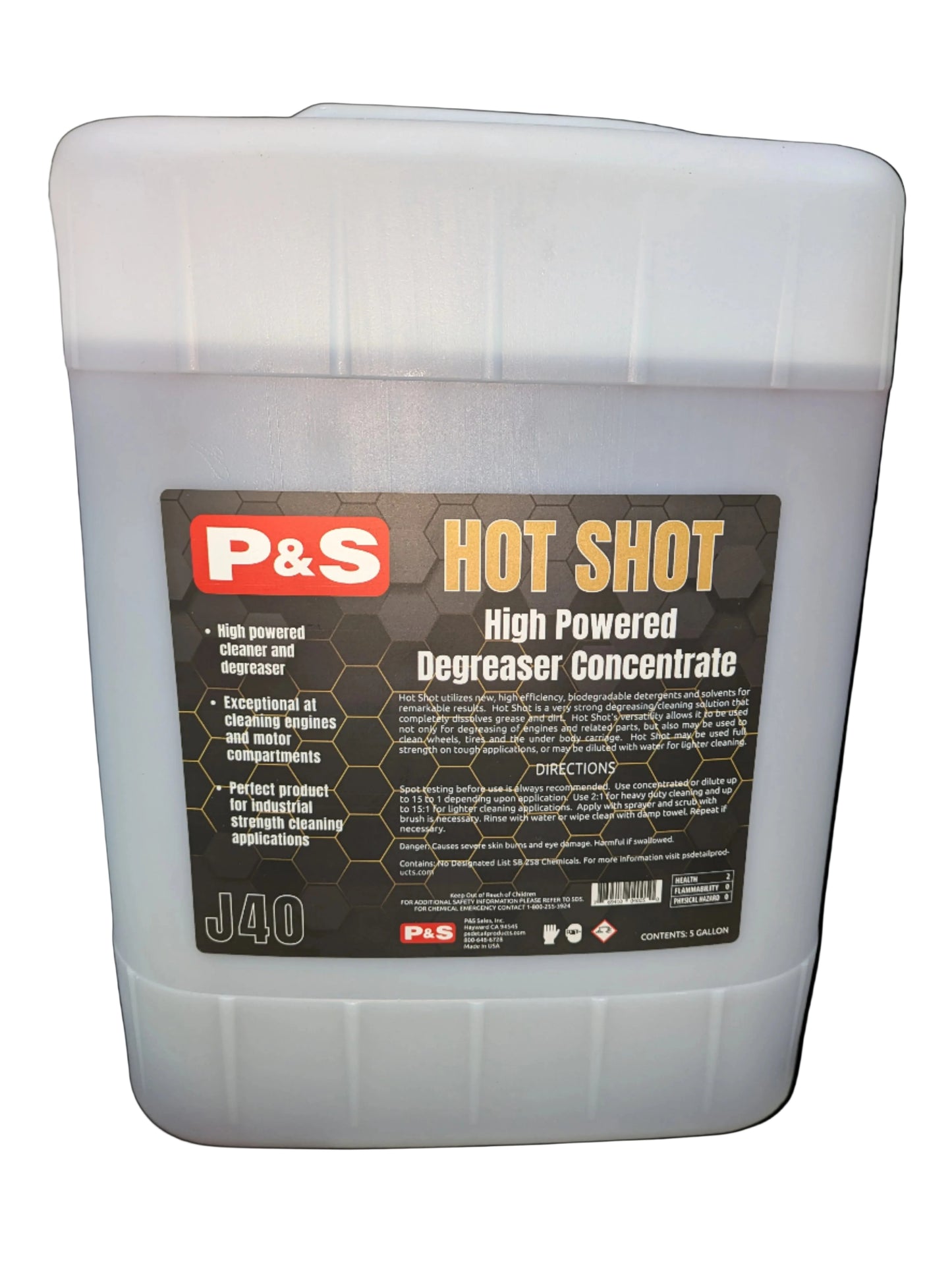Hot Shot High Power Deg. Conc 5 Gallon - Not Available for Shipping