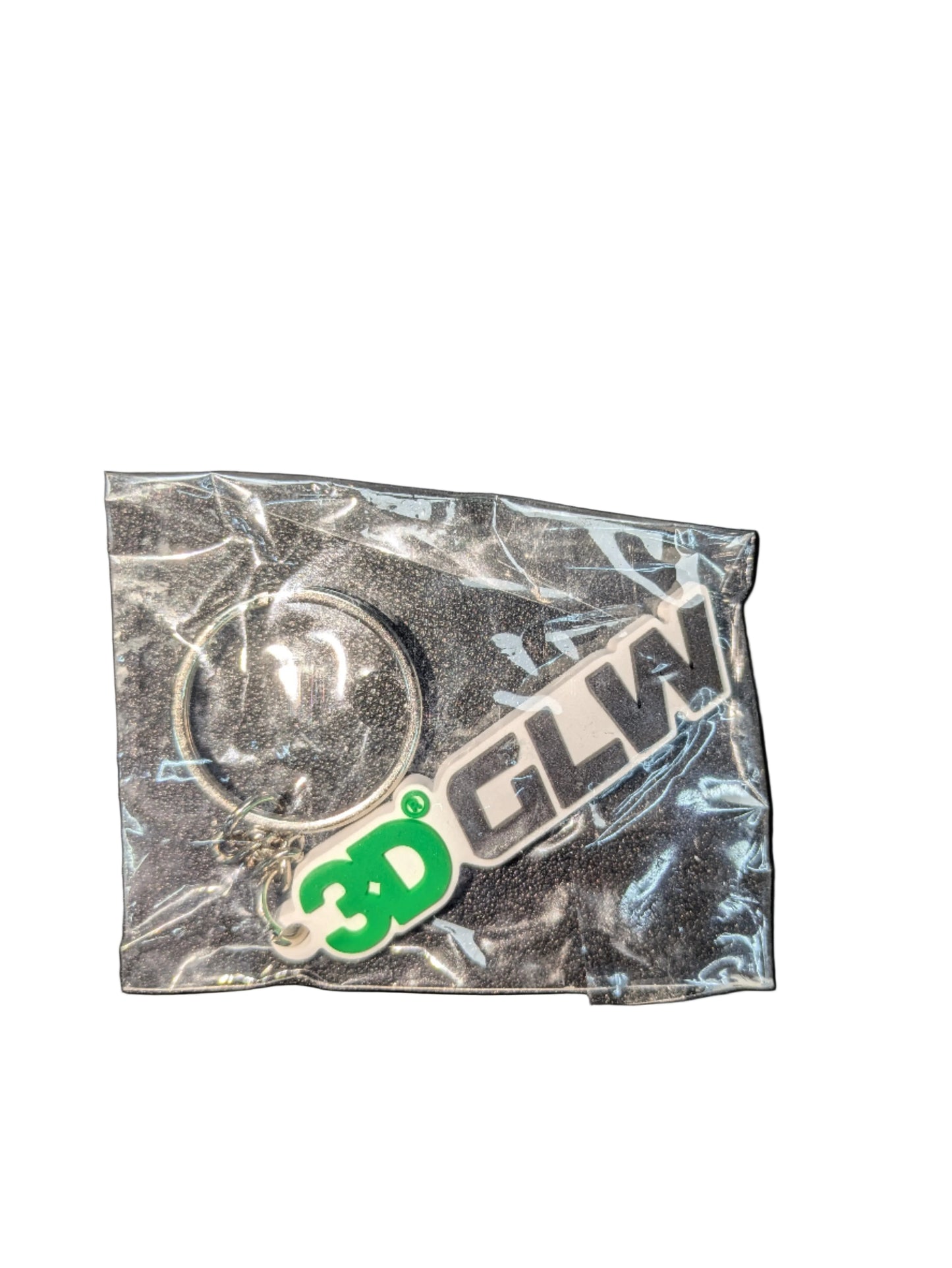 3D GLW Keychain Green