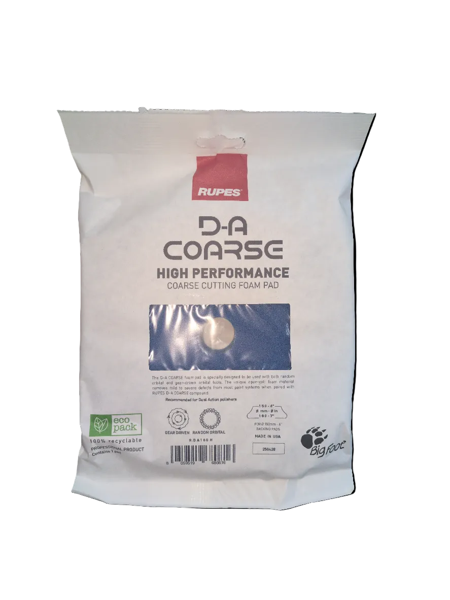 DA Coarse Cutting Foam Pad 6"