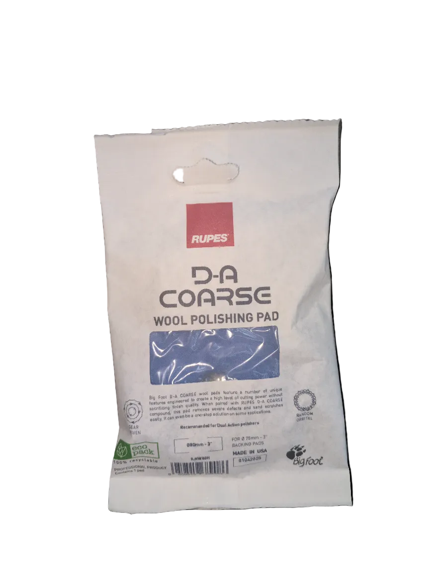 DA Coarse Wool Polishing Pad 3"