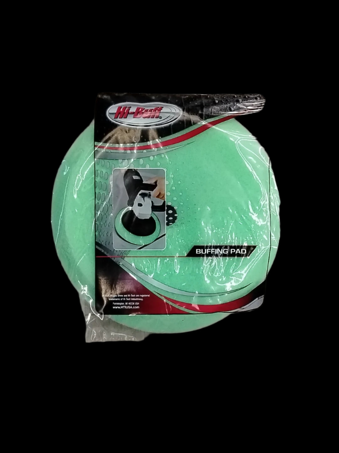 8" Buffing Pad Light Cut Green SLANT Foam