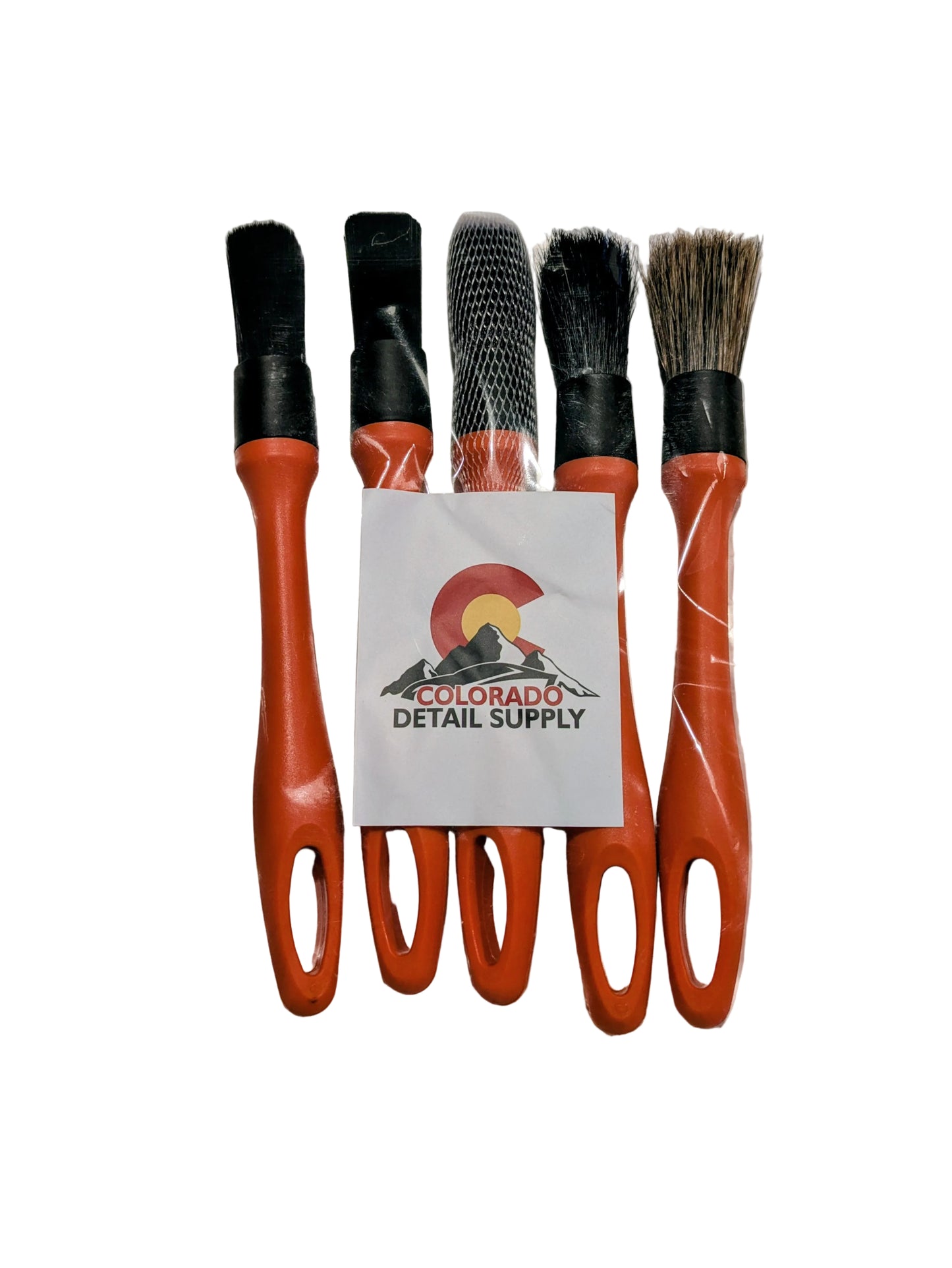 5 Pack Auto Detailing Brush Kit
