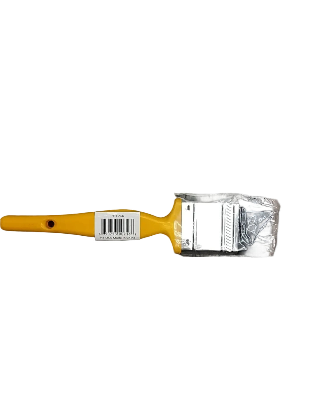 Yellow HD Paintbrush Style Detail Brush - Extra-Thick Bristle