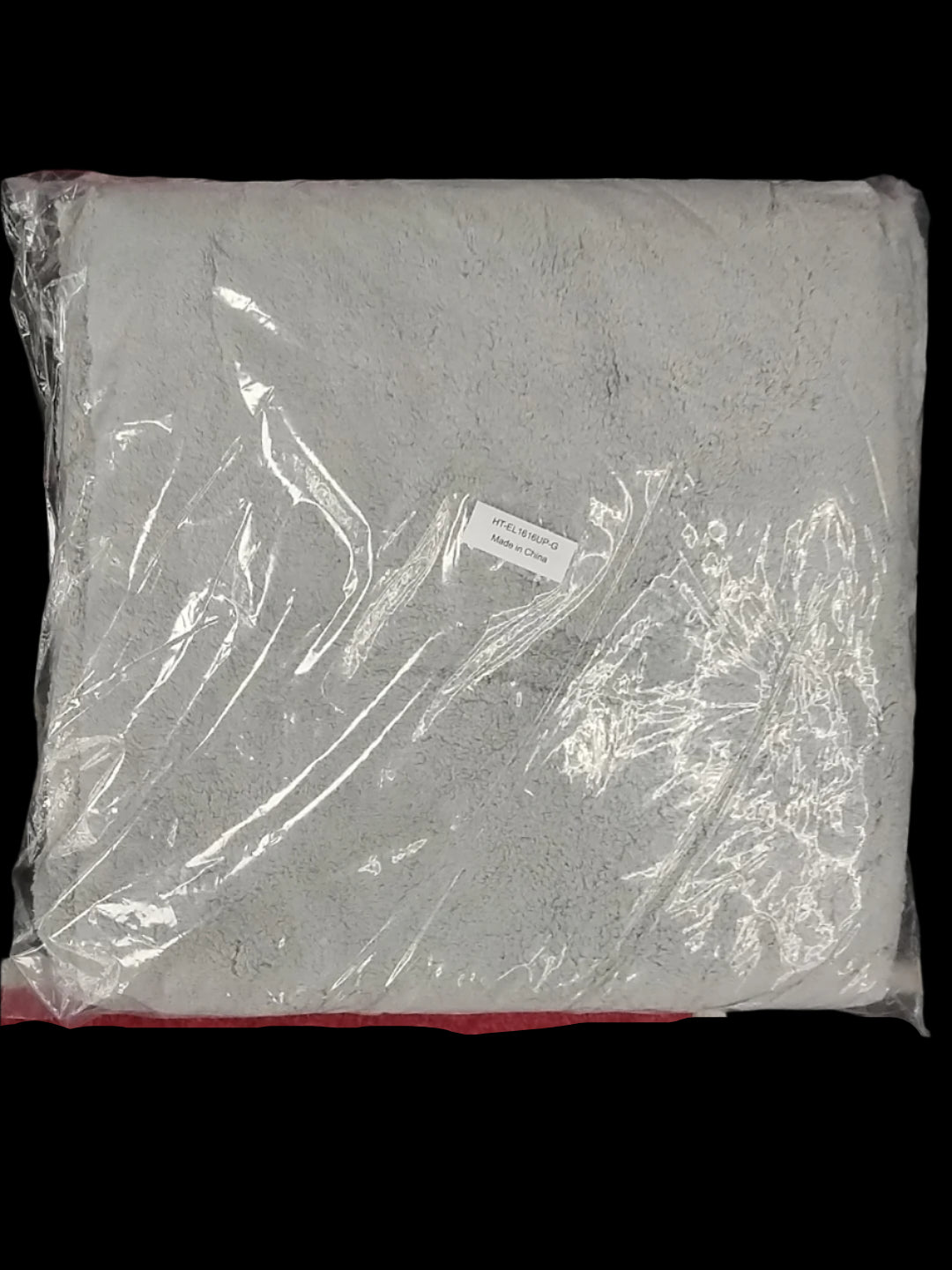 Edgeless Ultra Plush Towels 450gsm Gray - 16" x 16" - 12/bag