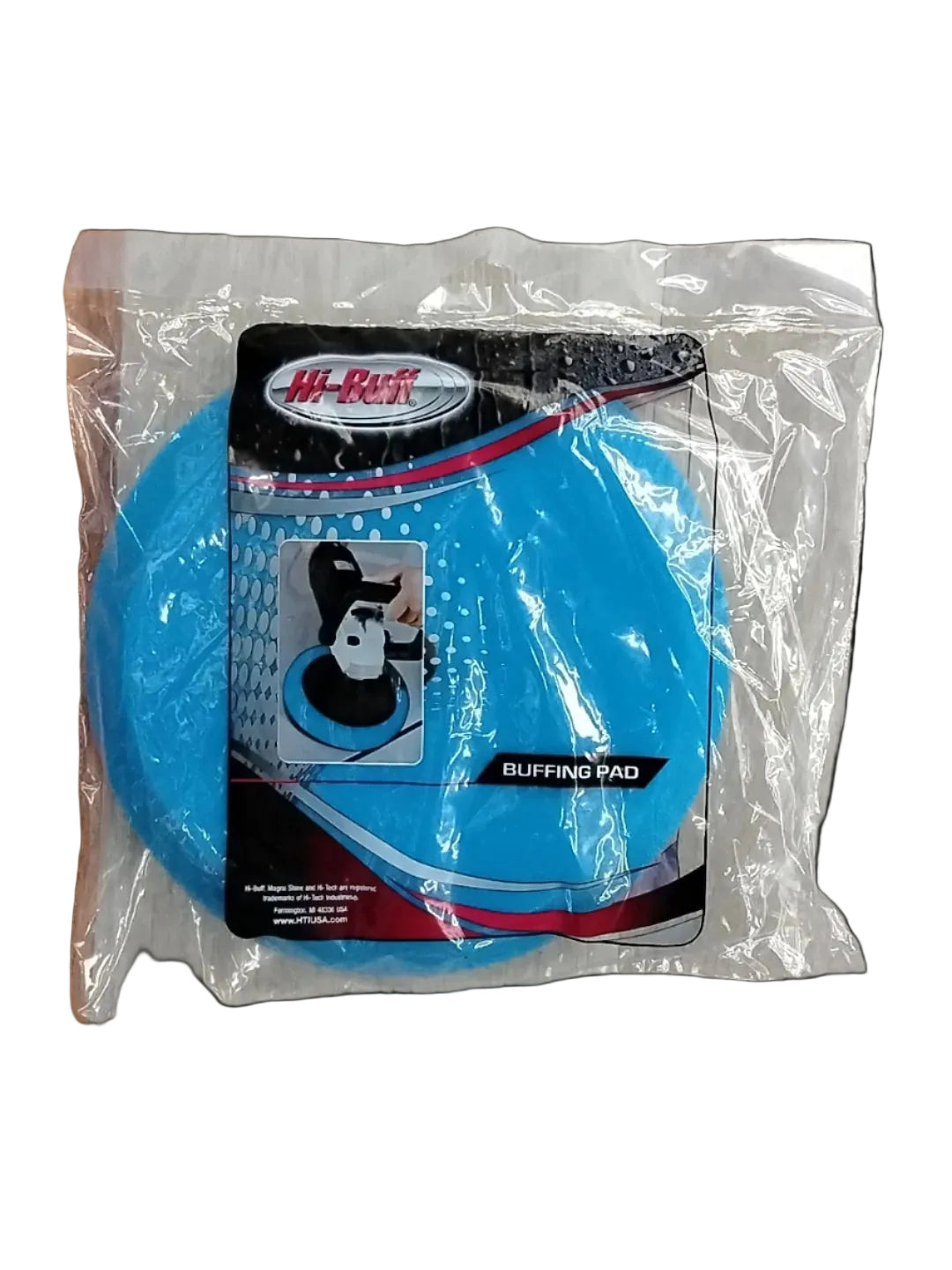 8" Buffing Pad Soft Polish Blue SLANT Foam