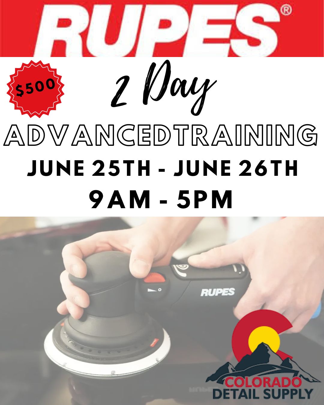 Rupes Training Classes