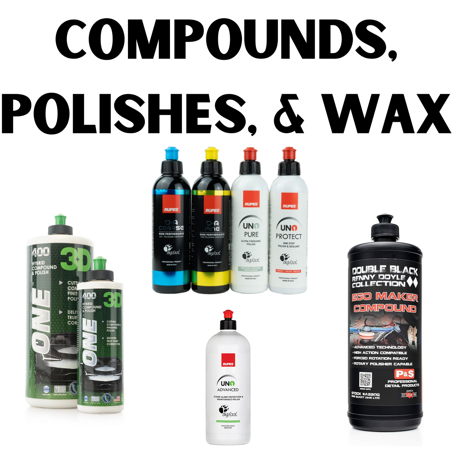 Compounds, Polishes & Waxes