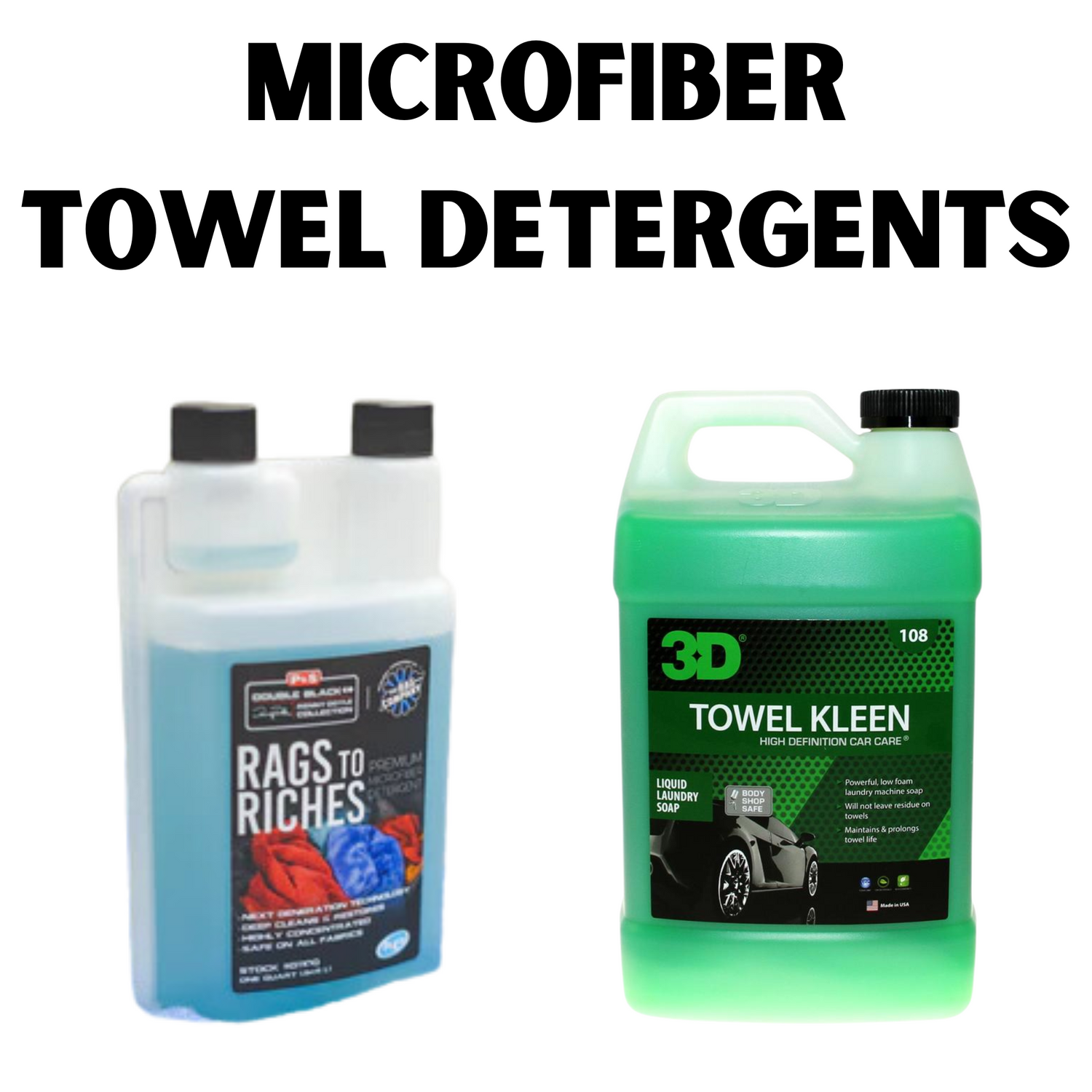 Microfiber Towel Detergents