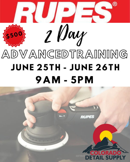 June 25th-June 26th - Rupes Training Class - 2 Day Advanced Class