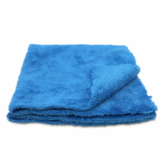 Edgeless Ultra Plush Towels 450gsm Blue - 16" x 16" - 12/bag