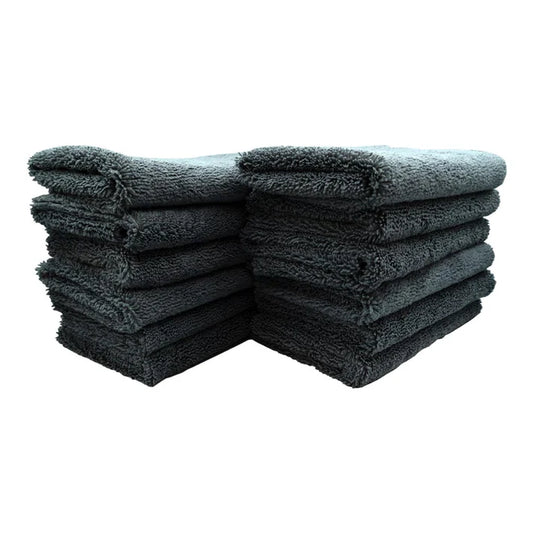 Edgeless Microfiber Towels 400gsm Gray 12 Pack
