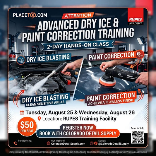 Rupes Advanced 2 Day Training Class - August 25th and August 26th