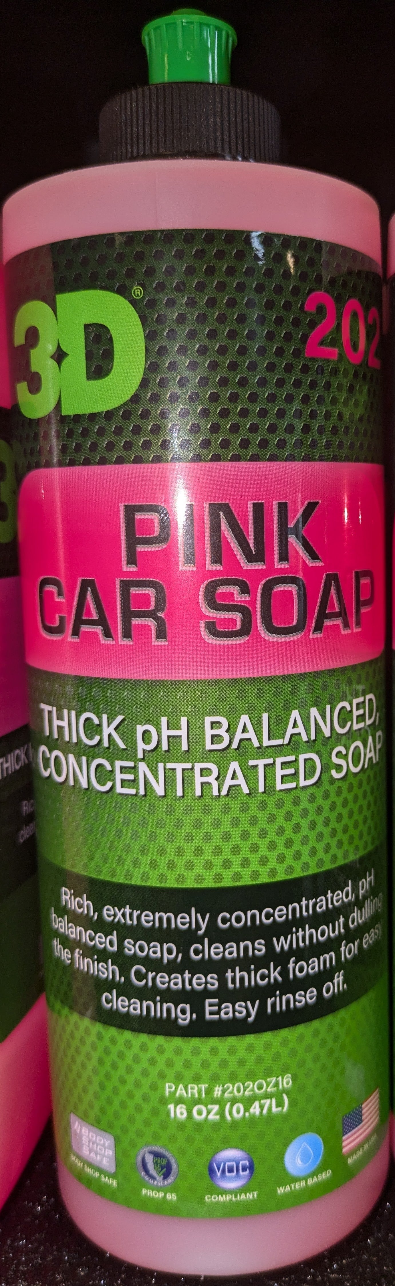 Pink Car Soap 16oz