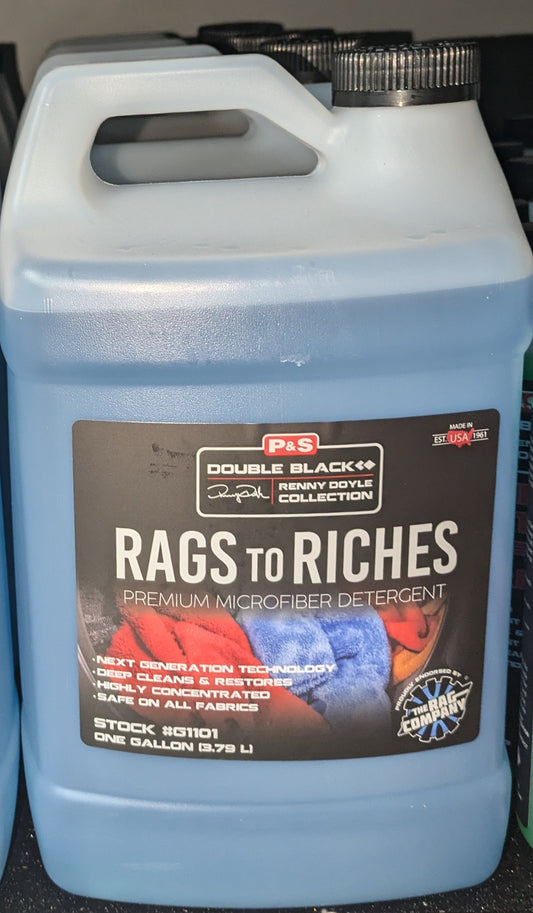 Rags to Riches Premium Microfiber Detergent Gal