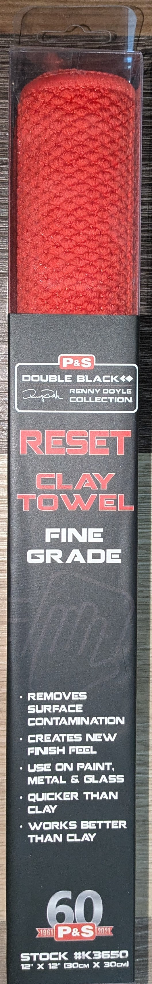 Reset Clay Towel - Fine Grade - 12x12