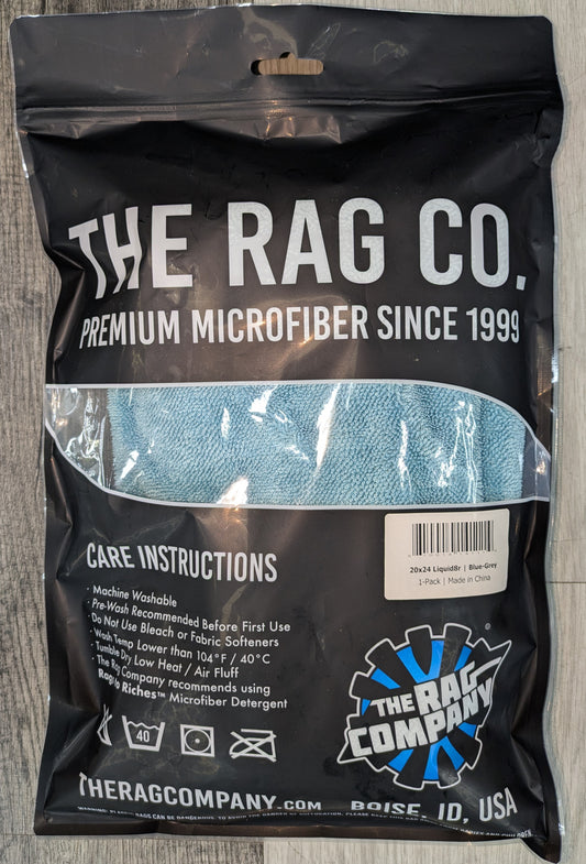 The Rag Co Towels 20x24 Liquid8r Blue/Gray 1 Pack