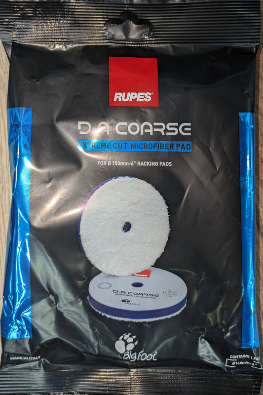 DA Coarse Extreme Cut Microfiber Pad 6"