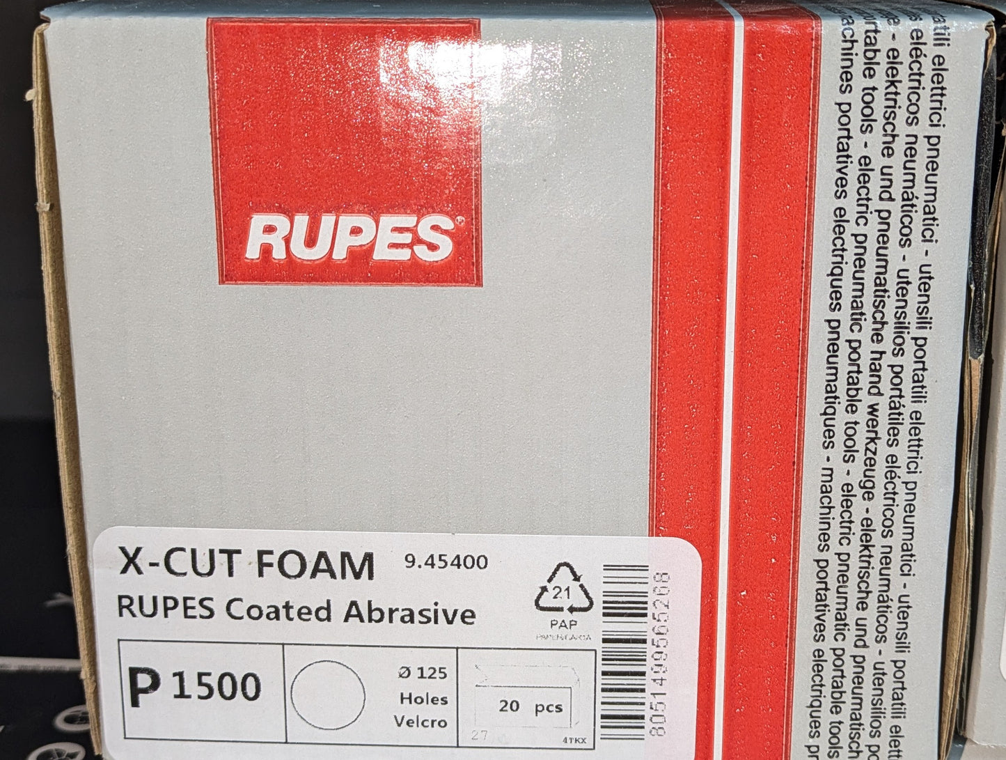 Rupes X-Cut Foam 5" P1500