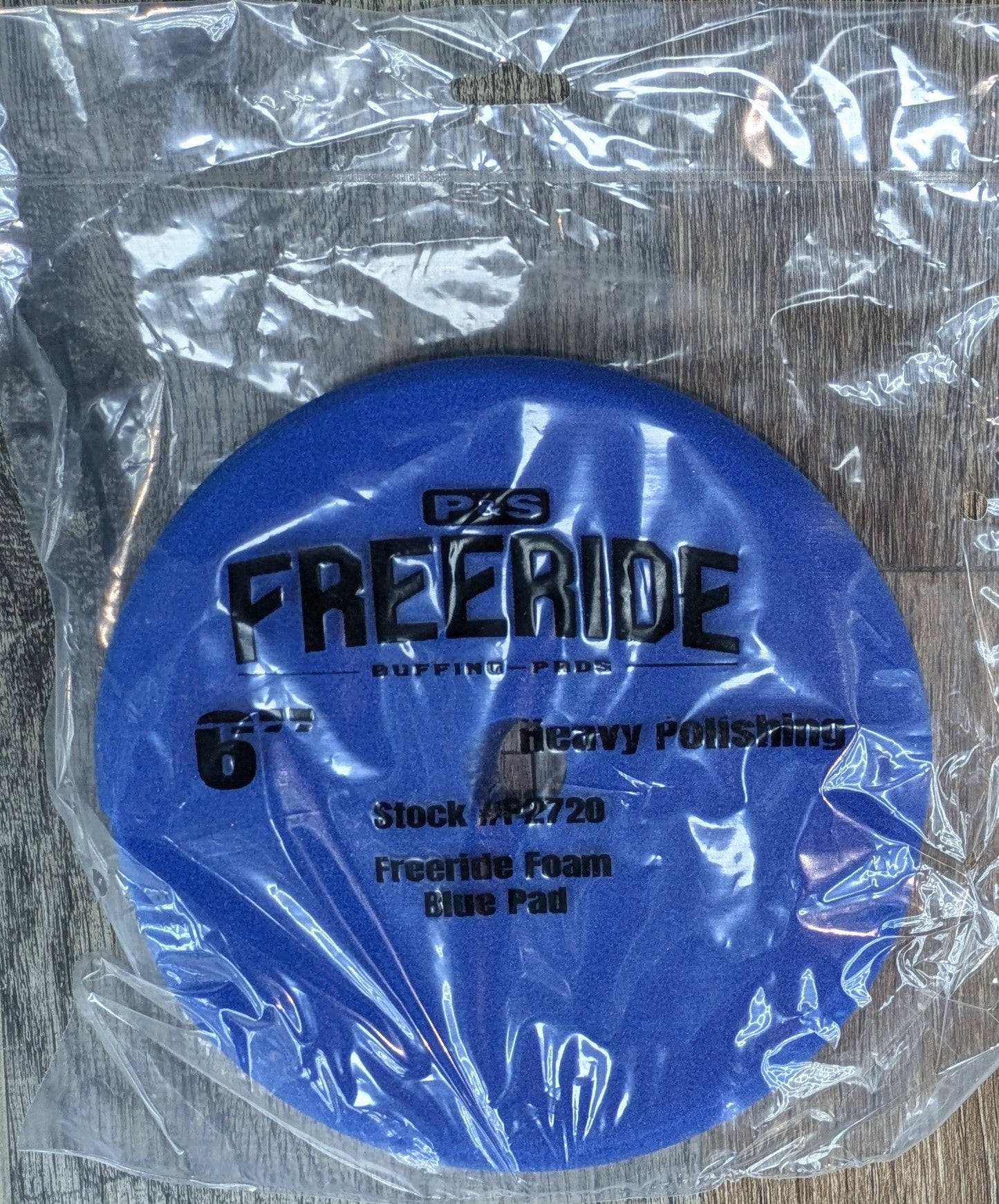 DB Freeride Foam Blue Pad - Heavy Polishing - 6"pad