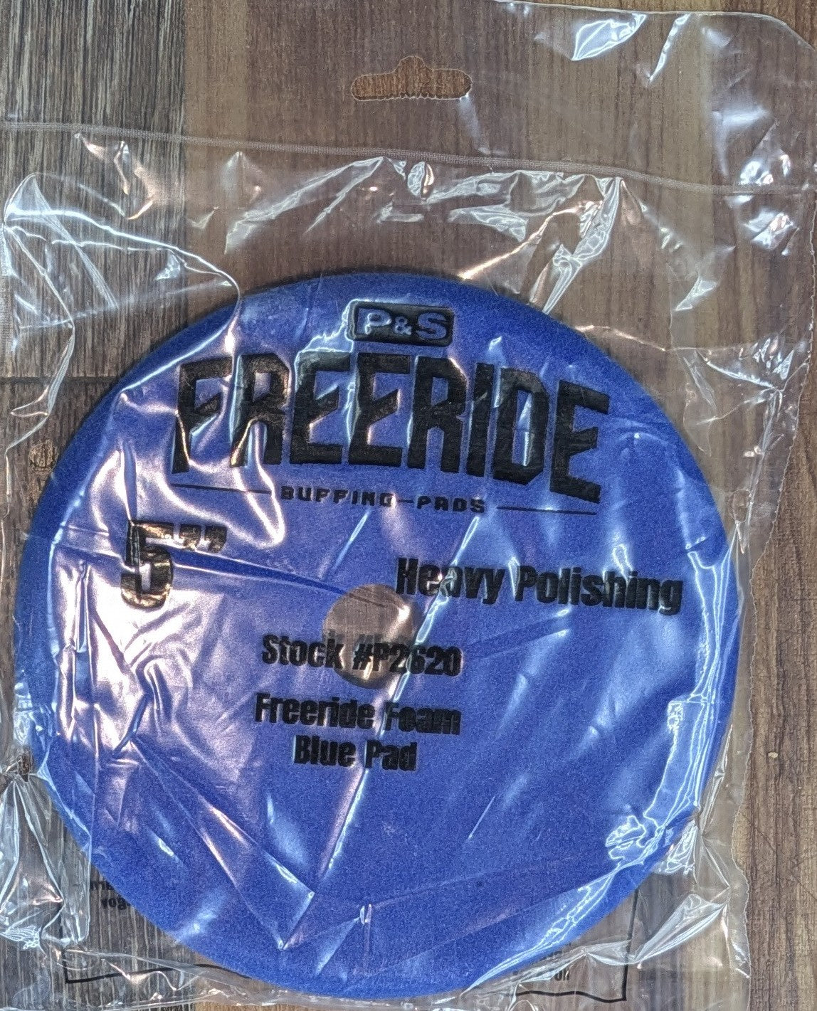 DB Freeride Foam Blue Pad - Heavy Polishing - 5"pad