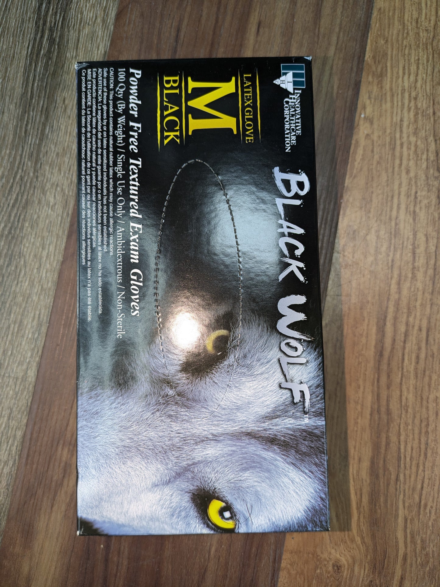 Black Wolf M Gloves 100/box