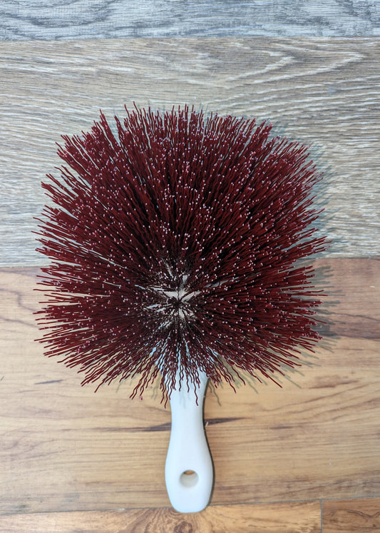 Short Handle Maroon Brush