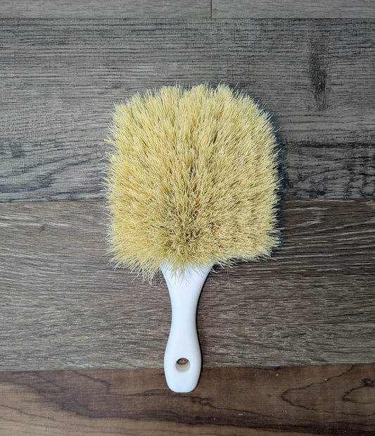 Short Handle Tan Brush