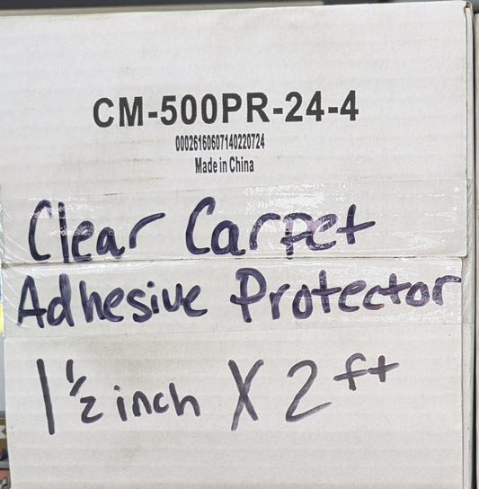 Clear Carpet Adhesive Film 24" x 500' x 4 mil