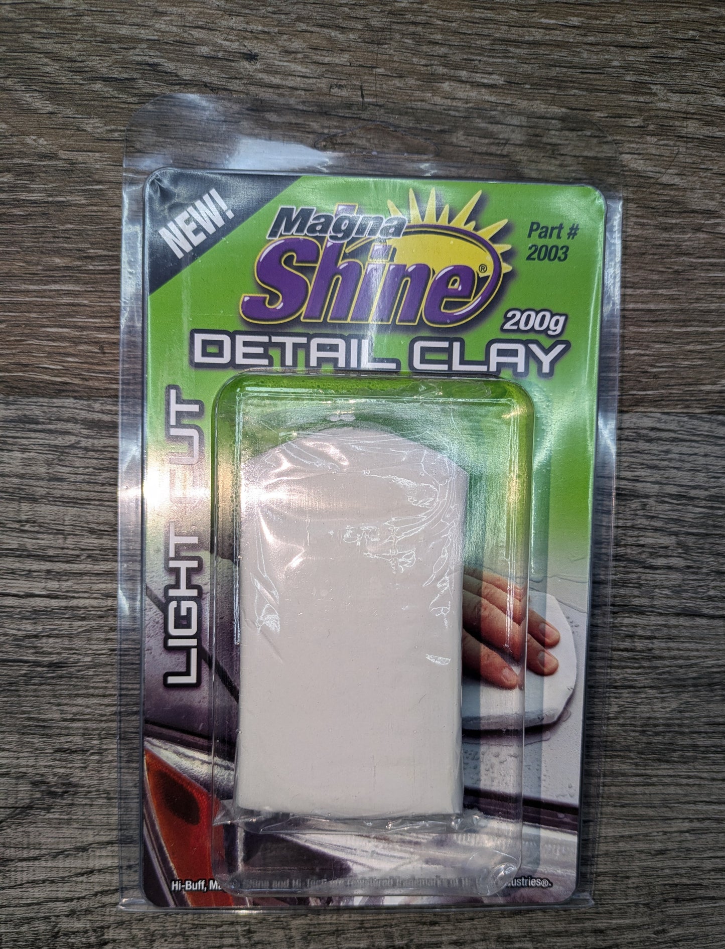 Magna Shine 200g White Clay Bar - Light Cut Clamshell