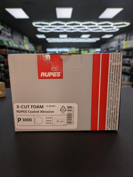 Rupes X-Cut Foam 6" P3000 20/Pack