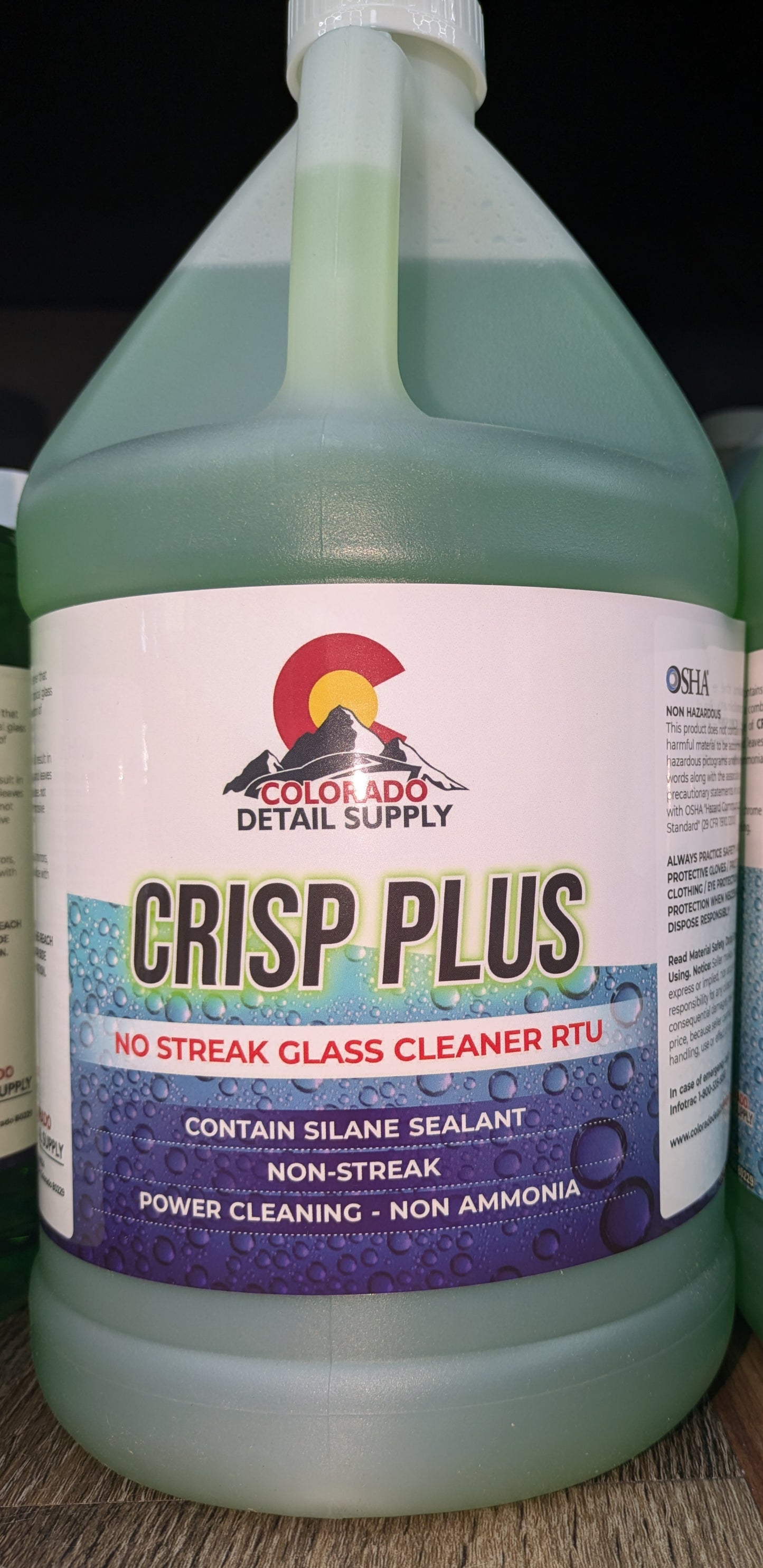 Crisp+ Glass Cleaner RTU  Gallon Round