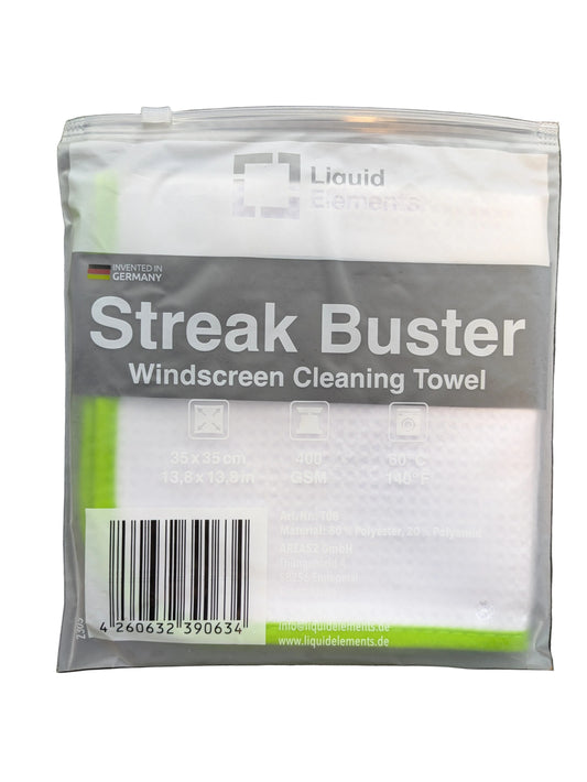 Liquid Elements Streak Buster Glass Towel - Single