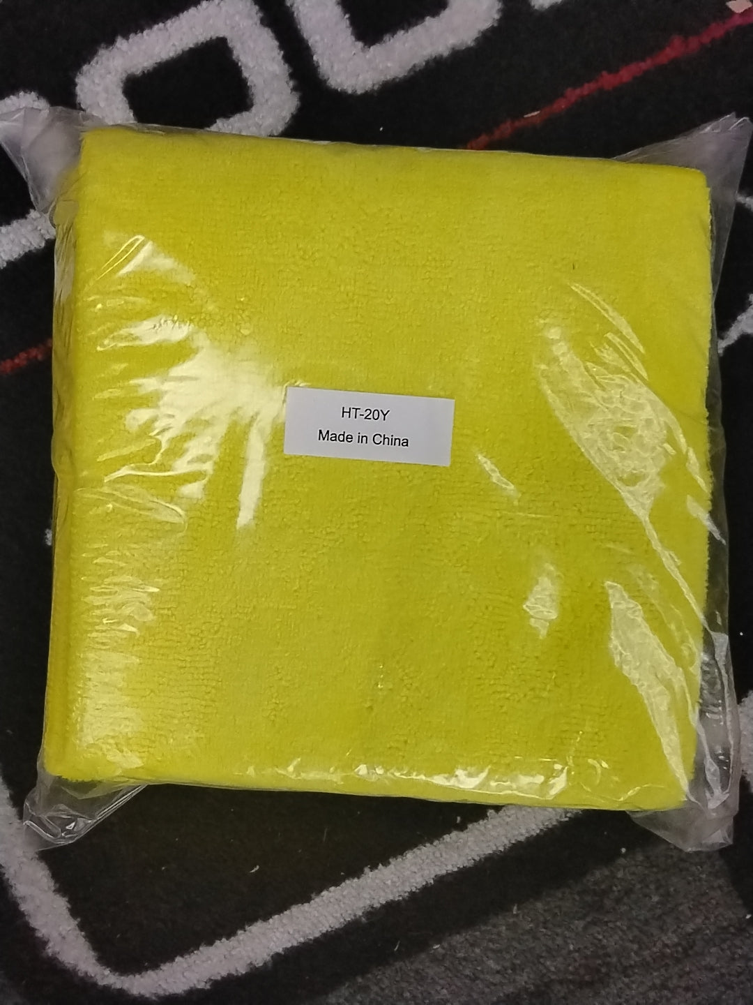 380GSM Polishing Towels Yellow - 16" x 16" - Yellow 12/Pack