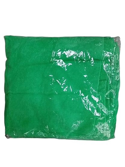 Edgeless Microfiber Towels 400gsm Green 12 Pack